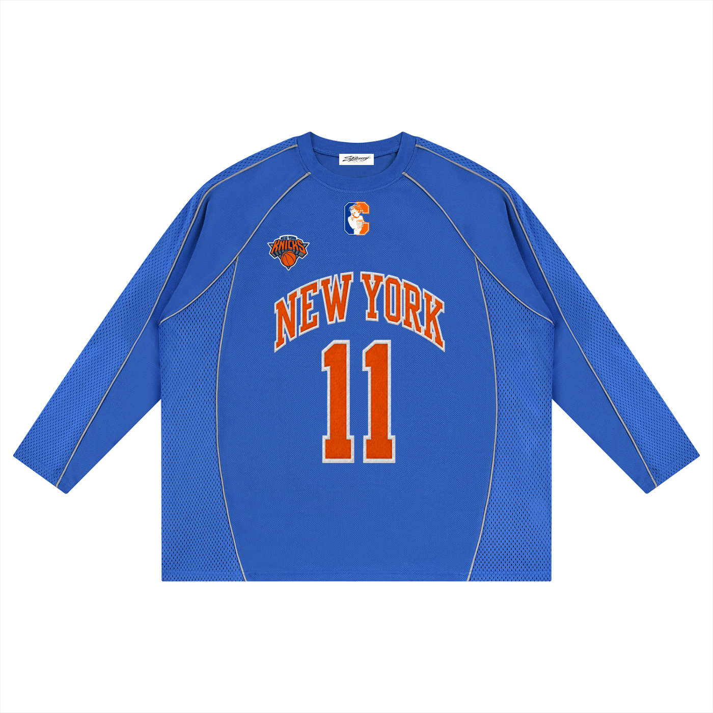 My cap Jalen Brunson Sbreezy Knicks Paneled Raglan Soccer Jersey