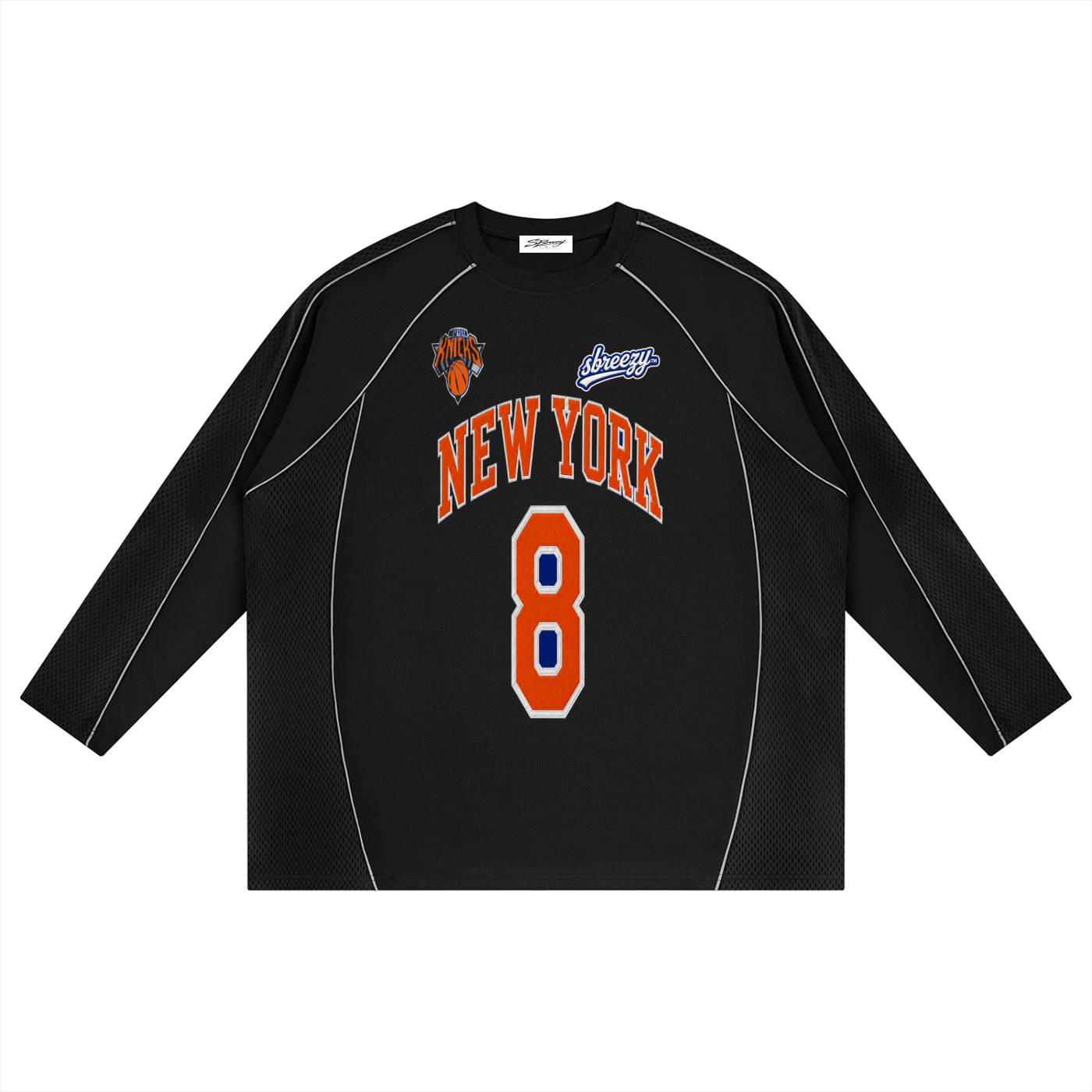 OG Anunoby sbreezy Knicks Paneled Raglan Soccer Jersey