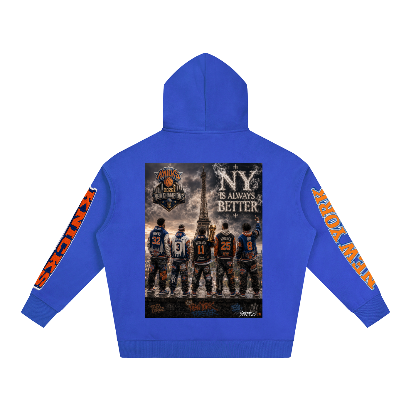 Knicks Paris tour Hoodie
