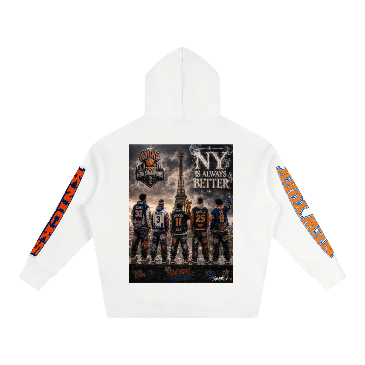 Knicks Paris tour Hoodie
