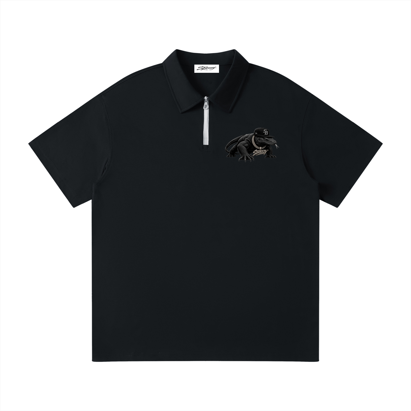 Sbreezy Komo Dragon Quarter-Zip Polo Shirt