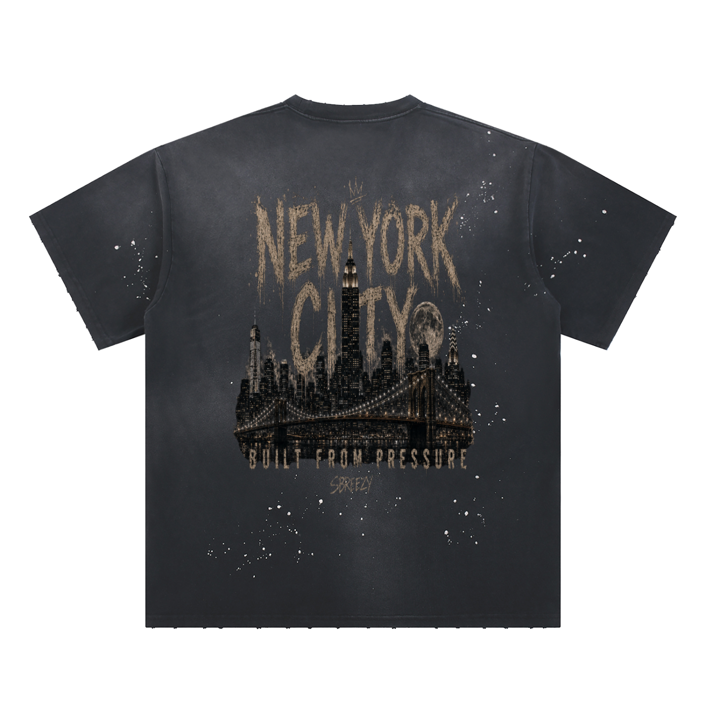 Nyc Paint Splatter T-Shirt